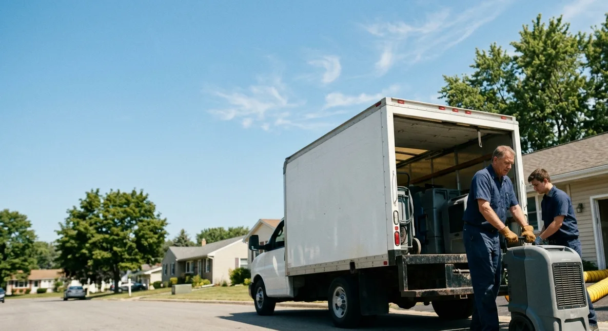 Water Damage Cleanup in Bellevue, OH near me